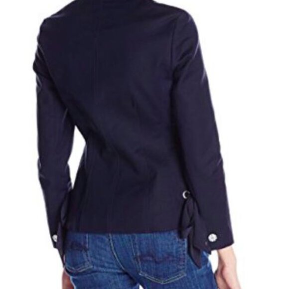 NANETTE LEPORE JACKET NAVY 8 US - Picture 3 of 4